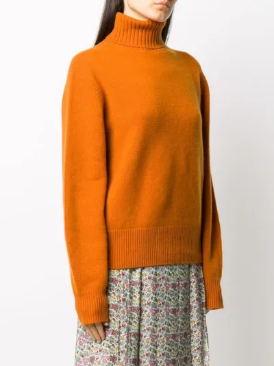 Sale Chloé turtleneck jumper orange | MODES