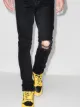 Image 2 of Ksubi distressed-knee slim-cut jeans