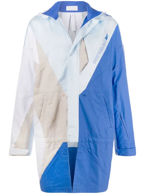 Reebok colour block raincoat