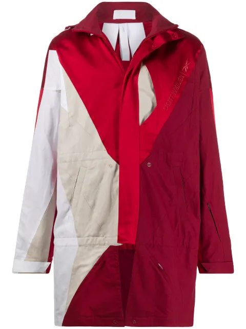 Reebok colour block raincoat