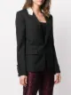 Haider Ackermann contrast collar blazer