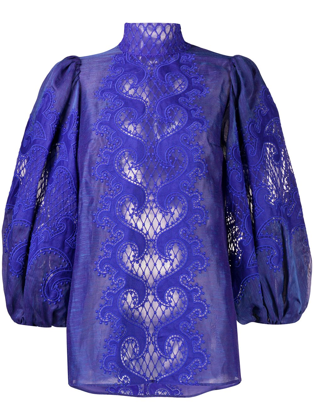 фото Zimmermann блузка brightside с вышивкой