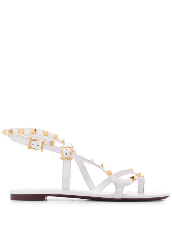 valentino sandals white