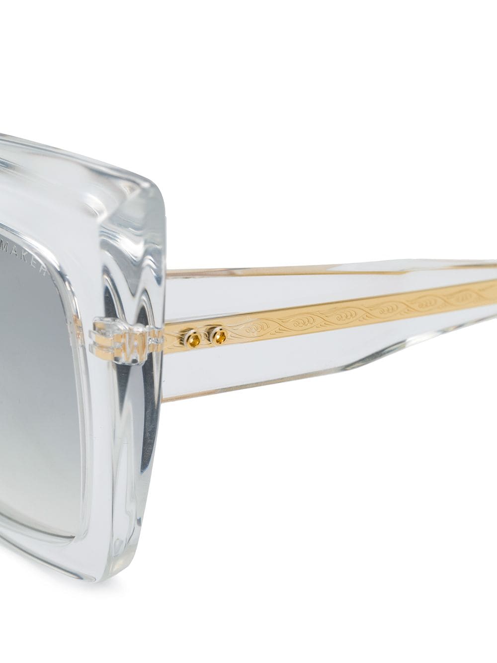 фото Dita eyewear солнцезащитные очки telemaker в квадратной оправе