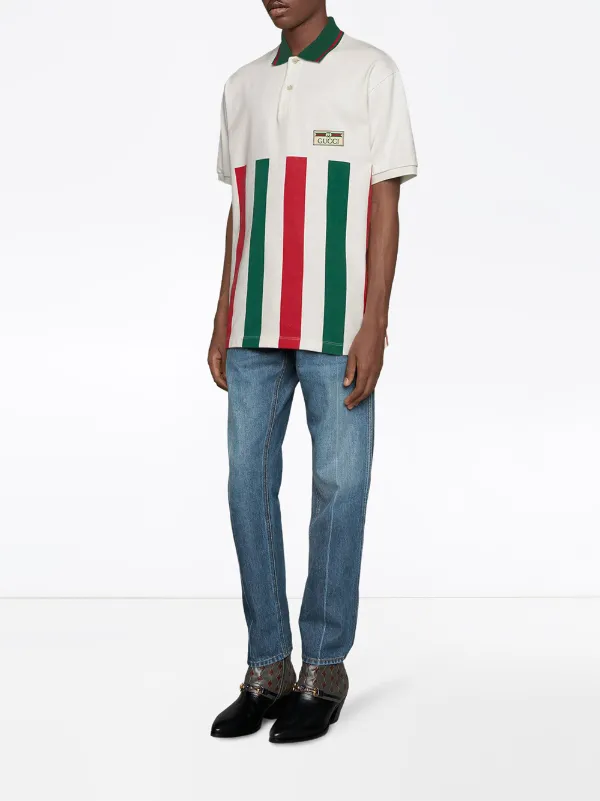 gucci web polo shirt