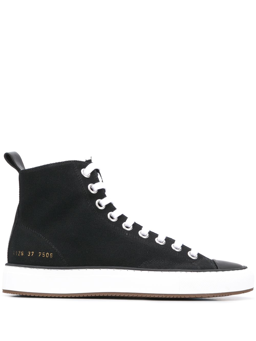 фото Common projects ankle length logo stamp sneakers