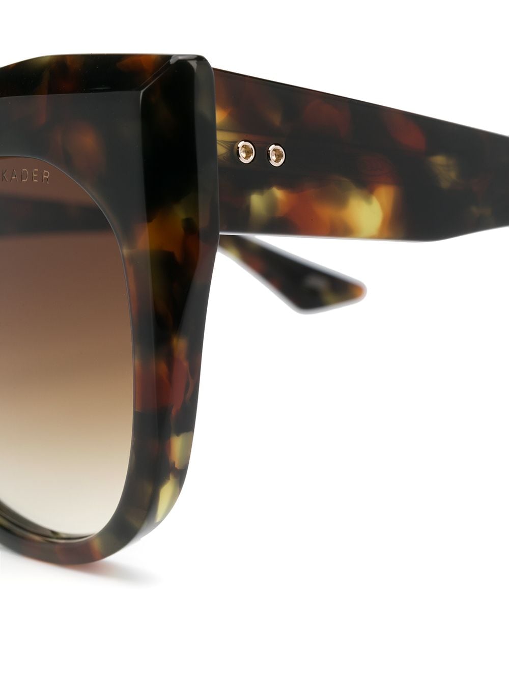 Shop Dita Eyewear Kader Oversized-frame Sunglasses In Brown