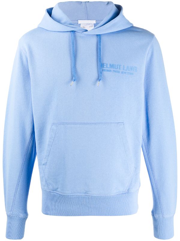 blue helmut lang hoodie