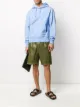 Image 2 of Helmut Lang logo printed cotton hoodie