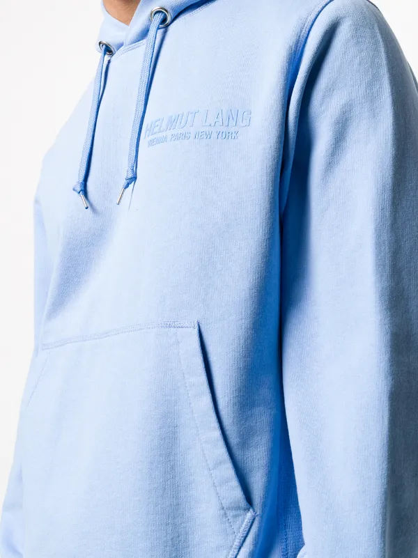 blue helmut lang hoodie