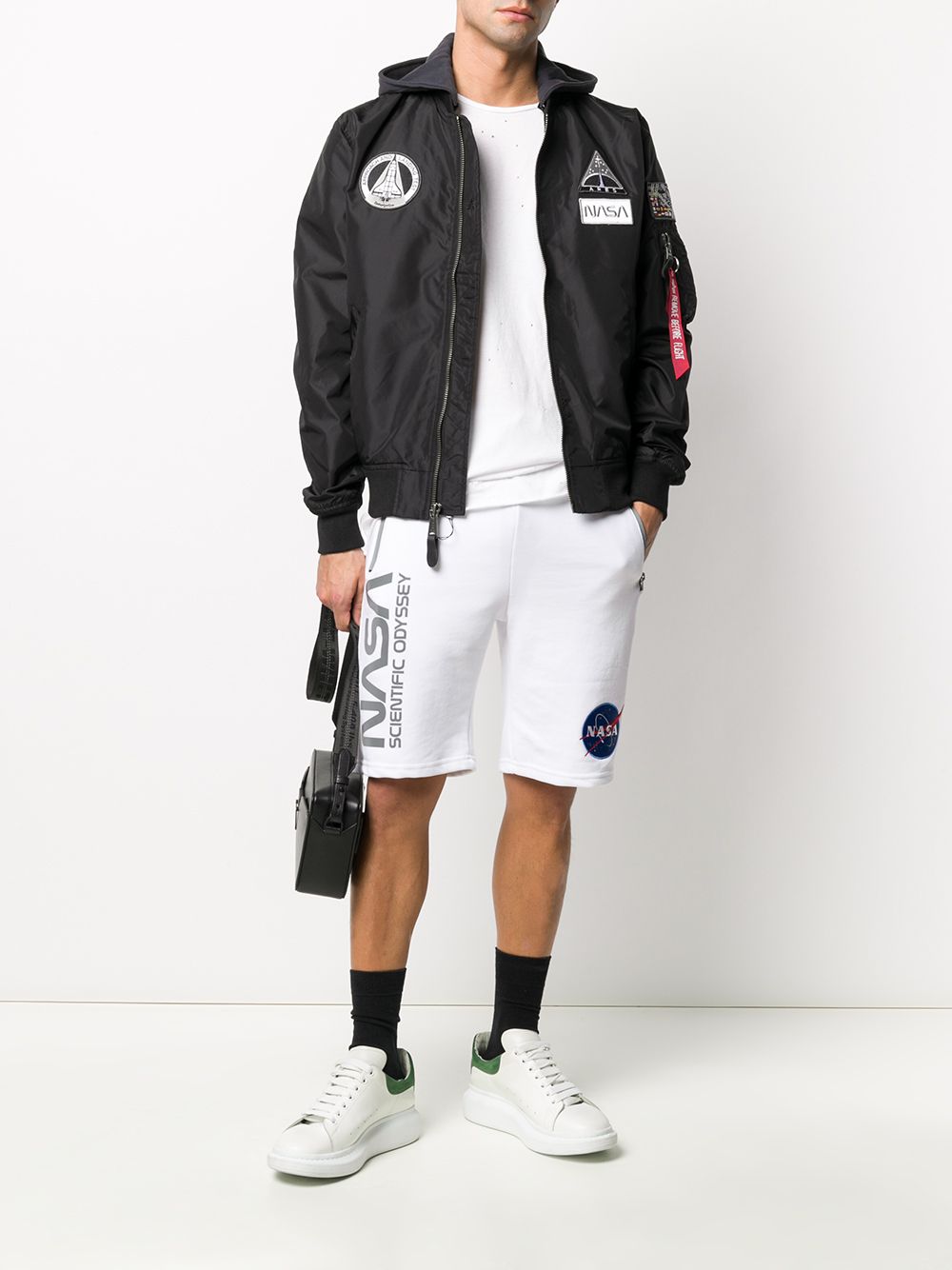 фото Alpha industries scientific odyssey track shorts