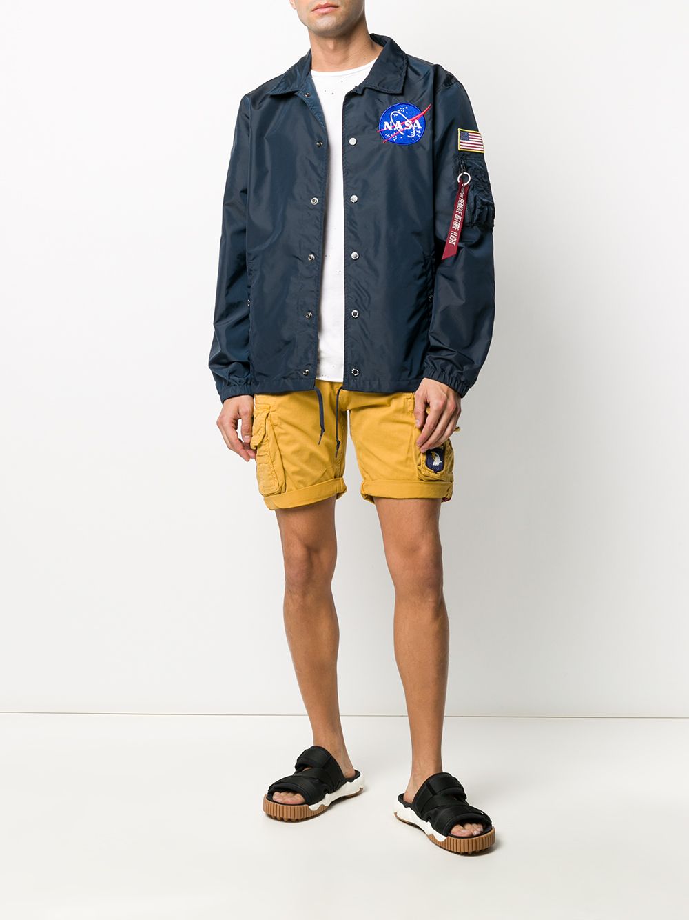 фото Alpha industries waterproof nasa shirt jacket