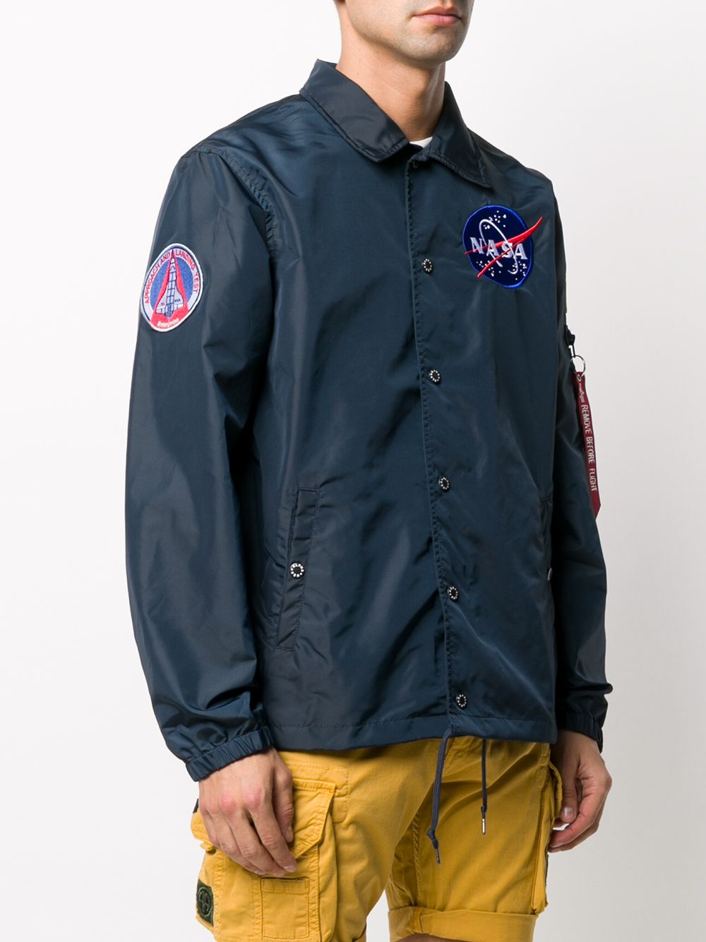 фото Alpha industries waterproof nasa shirt jacket