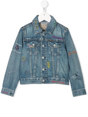 ralph lauren embroidered denim jacket