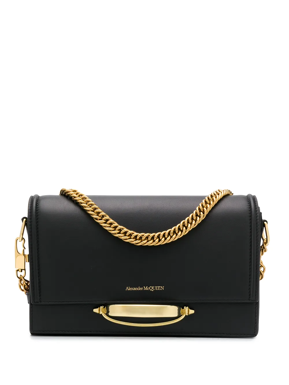 

Alexander McQueen bolsa de hombro The Story - Negro