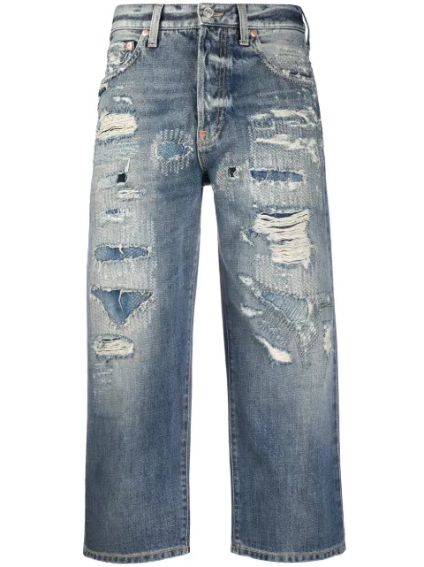 Givenchy cropped straight leg jeans