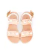 Ancient Greek Sandals صندل 'ليتل كليو' مزيّن بصدف البحر