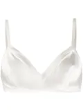 ERES silk triangle bra - White