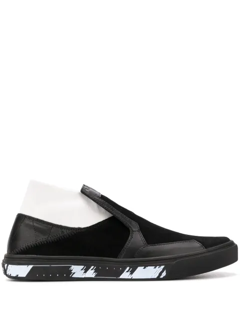 Stone Island Shadow Project contrast panel perforated sneakers