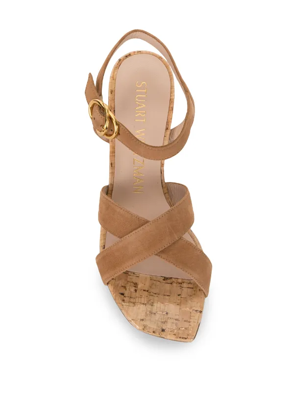 stuart weitzman cork heels