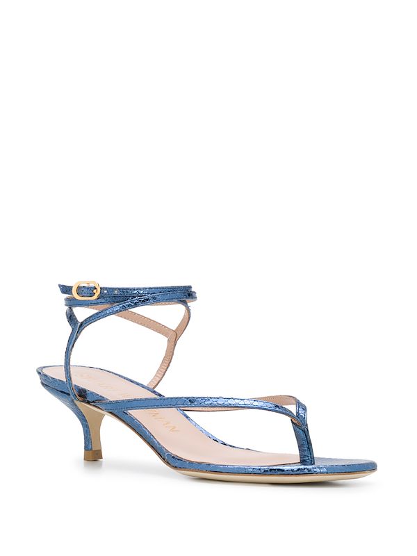 stuart weitzman kitten heel sandals