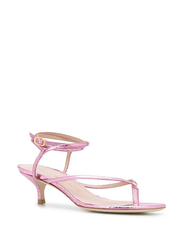 stuart weitzman kitten heel sandals