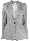 Veronica Beard Suri plaid Dickey blazer - Black