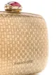 Alexander McQueen كلاتش معدني منسوج