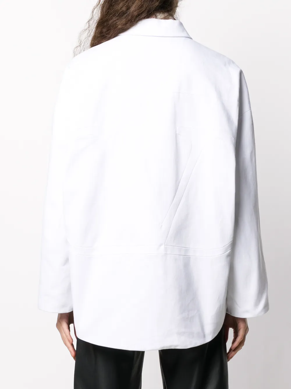 Valentino Garavani Denim overshirt Wit