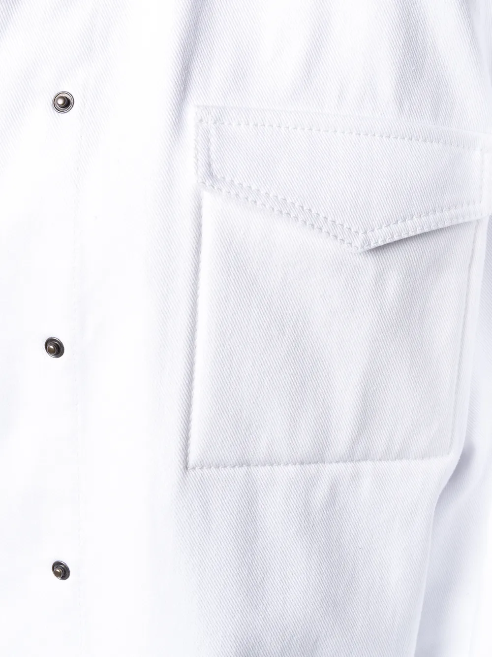 Valentino Garavani Denim overshirt Wit