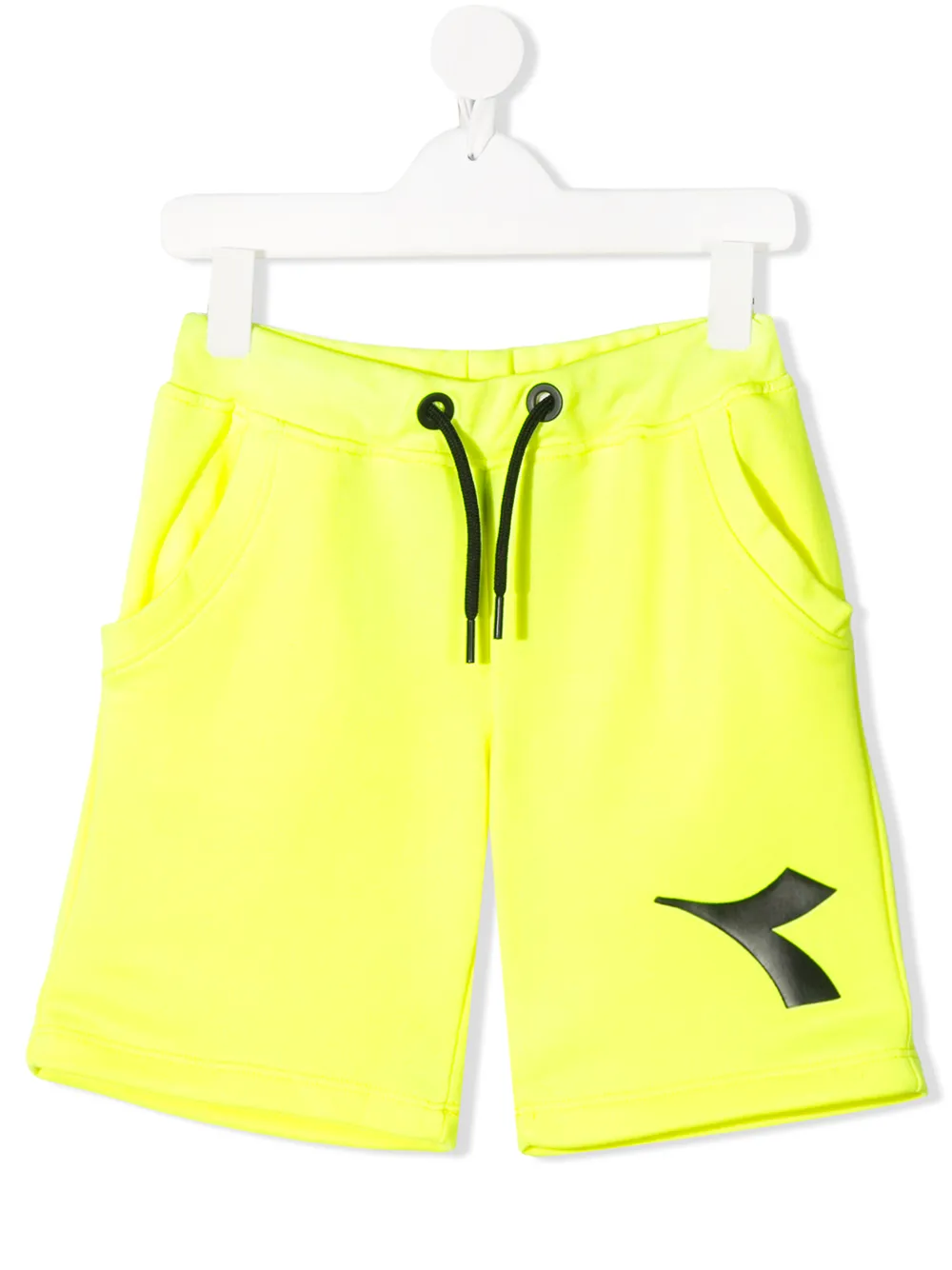 Diadora Junior Kids' Drawstring Waist Shorts In Yellow