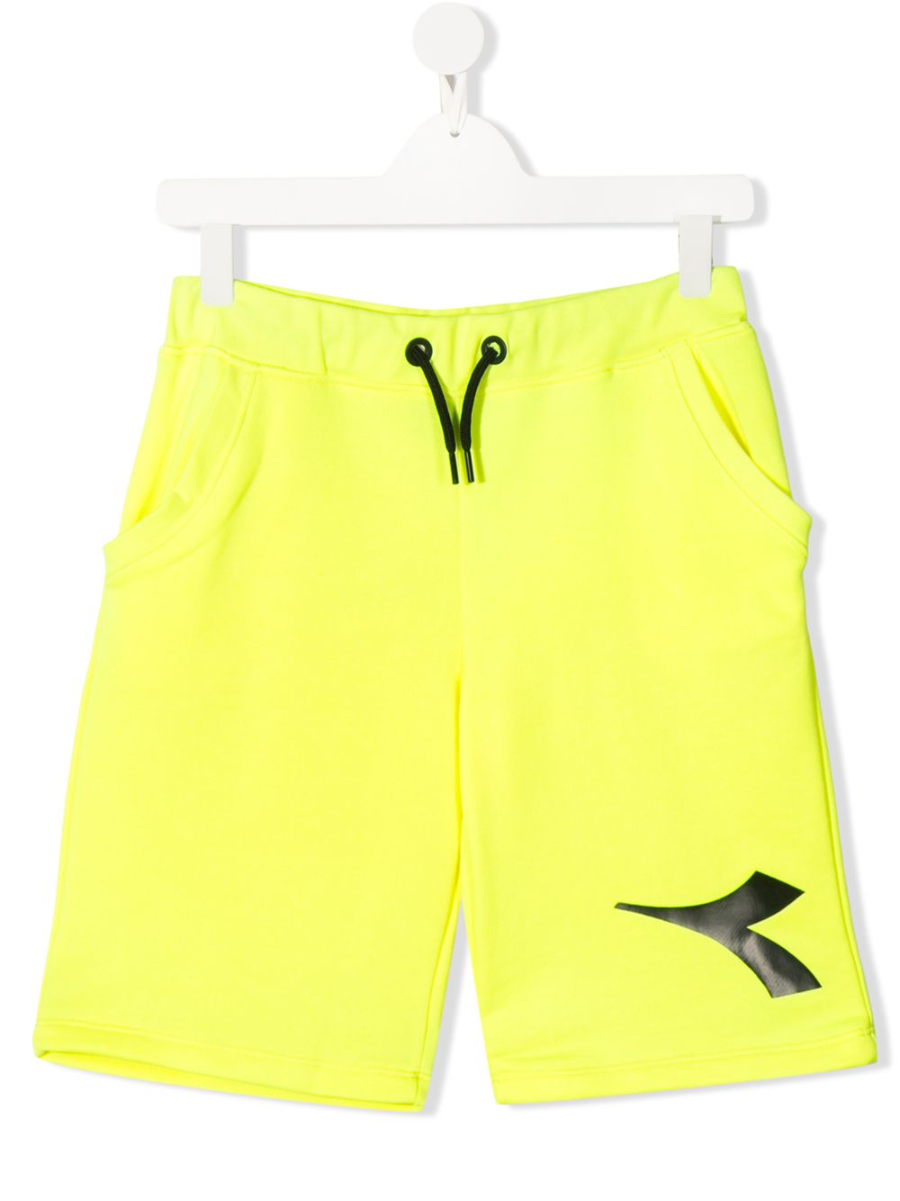 фото Diadora junior logo print shorts