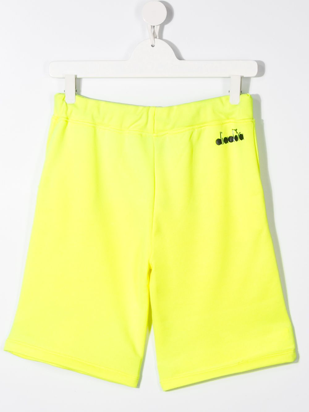 фото Diadora junior logo print shorts