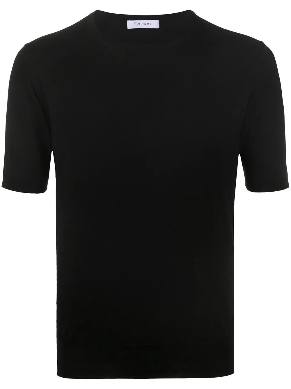 фото Cruciani fine knit round neck t-shirt