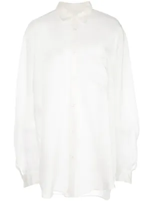 Maison Margiela 롱 시스루 셔츠