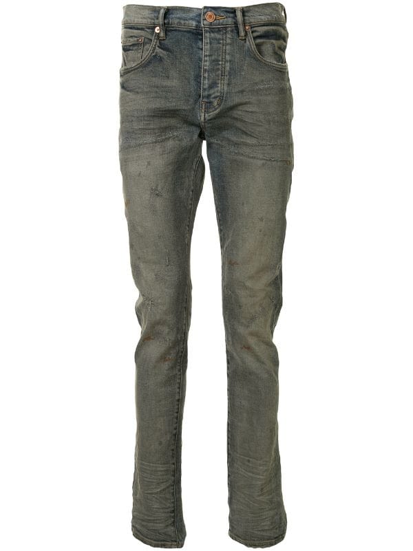 Purple Brand P001 low-rise slim-leg Jeans - Farfetch