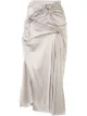 Image 1 of Christopher Esber Orbit ruched midi skirt