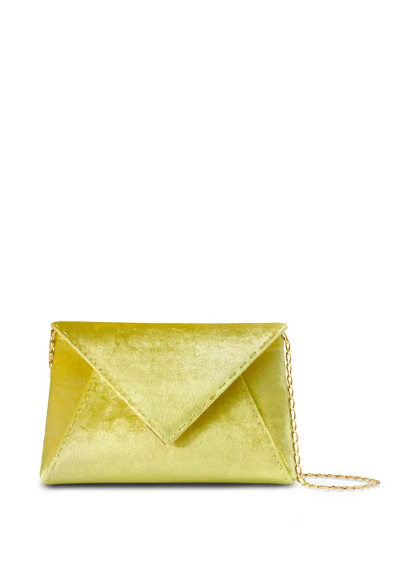 Tyler Ellis Small Lee Pouchet Clutch Bag Yellow FARFETCH IE