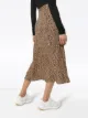 Reformation Bea leopard-print skirt