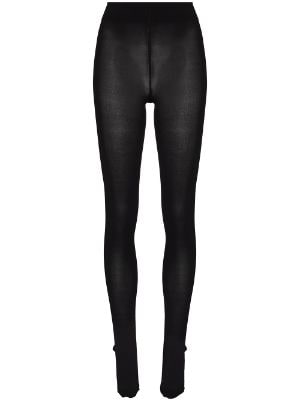Intricate Sheer Tights in Black - Wolford