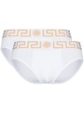 Versace Greca border briefs set - White