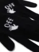Off-White intarsia-knit logo-detail gloves