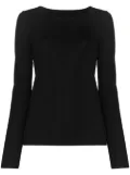 Wolford Aurora crew-neck top - Black