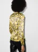 GANNI floral-print long-sleeve shirt