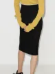 Fendi monogram knitted pencil skirt