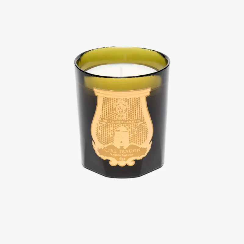 Click to view more detailed imagery on our partner's website Cire Trudon Green And White Cyrnos Scented Candle In Black