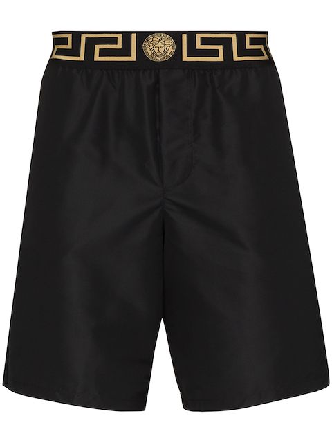Versace Greca border swim shorts