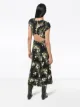 Reformation Gavin floral-print slit dress