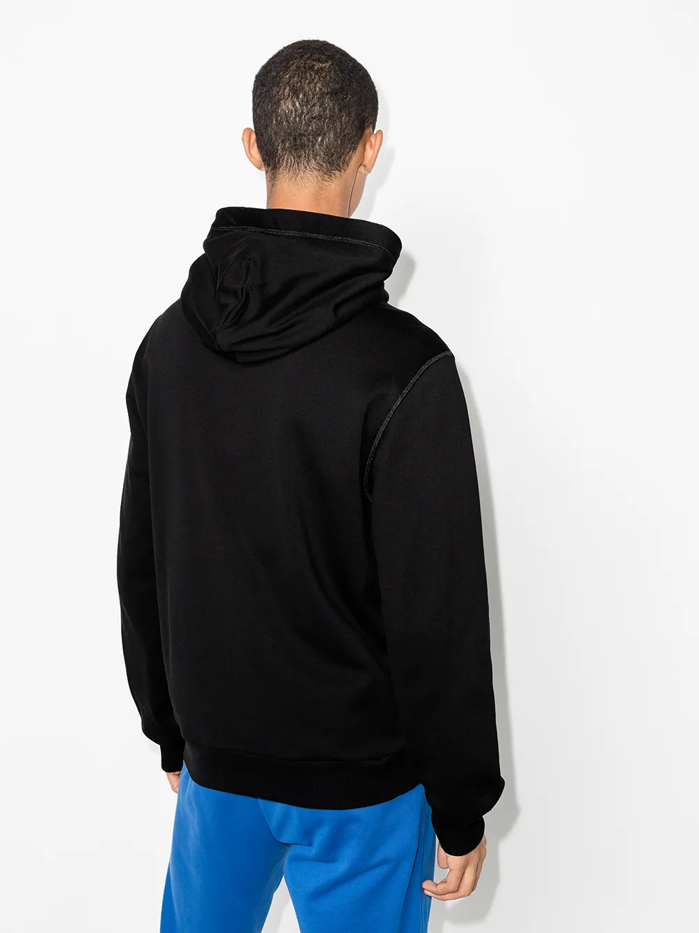 Dolce & Gabbana logo-tag zip-up Hoodie - Farfetch