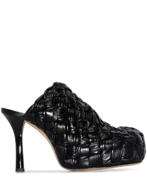 Bold 105mm mules by Bottega Veneta, available on farfetch.com for $2257 Olivia Culpo Shoes SIMILAR PRODUCT
